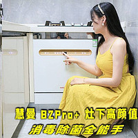 洗碗机都能自动开关门了？慧曼 B2Pro+：灶下高颜值，消毒除菌全能手，家庭必备！