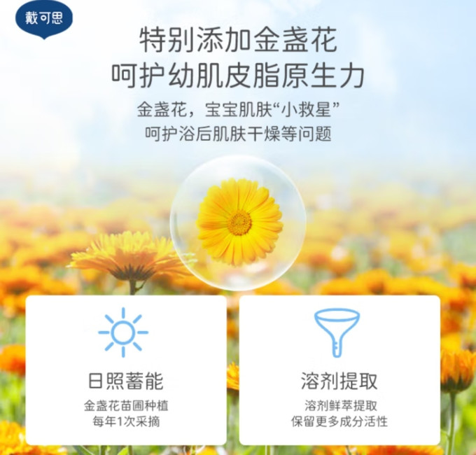 戴可思婴幼儿洗发沐浴二合一