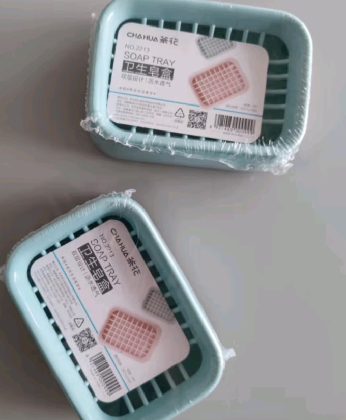 茶花皂盒牙刷架