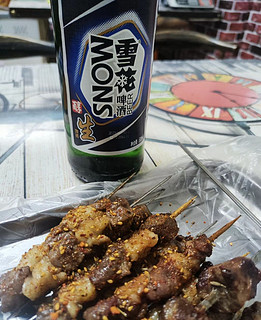 撸串喝啤酒1