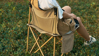 牧高笛 户外折叠椅NX20665020：便携稳固，舒适露营