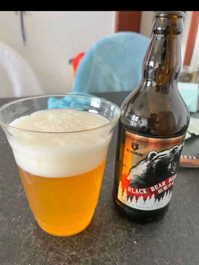 黑熊精酿酒花拉格啤酒 500ml*12听 整箱装