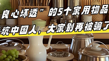 “良心坏透”的5个家用物品，专坑中国人，大家别再被骗了！