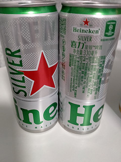 夏日畅饮，喜力星银（Heineken Silver）啤酒！