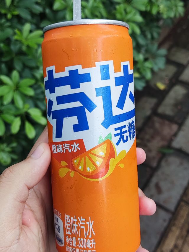 芬达 无糖 橙味汽水 330ml