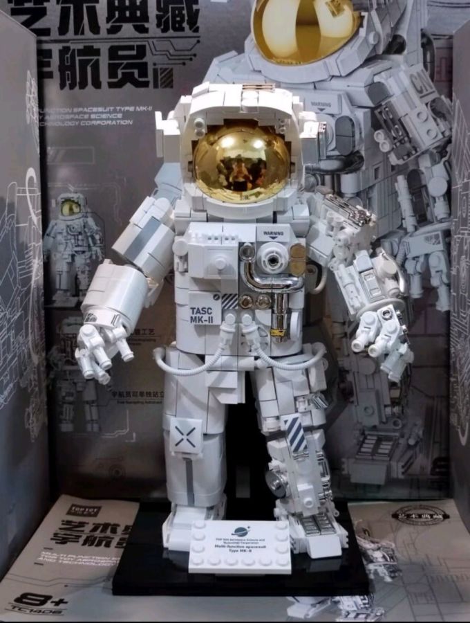 toptoy中国积木航天系列宇航员积木拼装宇航员典藏版