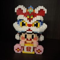 国潮颗粒积木
