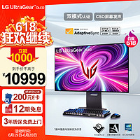 LG31.5英寸4kOLED双模式FHD480Hz/UHD240Hz高刷0.03ms(GtG)屏幕自发声电竞游戏显示器32GS95UE