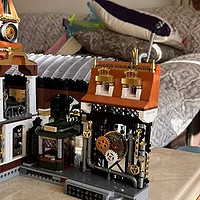 拼奇蒸汽朋克火车站：大型拼搭益智玩具，开启蒸汽时代的奇幻之旅！