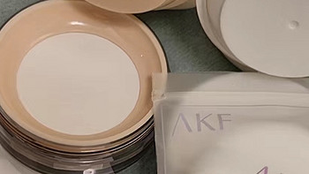 AKF散粉定妆粉哑光雾面持久控油保湿不脱妆学生平价