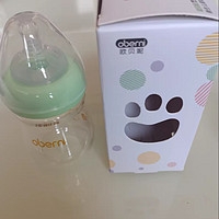 欧贝妮新生婴儿奶瓶玻璃喝水防胀气套装初生宝宝专用0一3到6个月