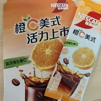 京东随单的雀巢橙c美式感觉还不错