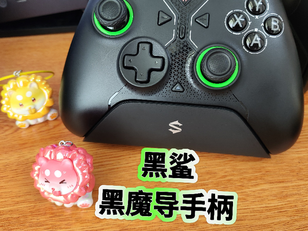 黑鲨黑魔导游戏手柄开箱实测，四颗背键！很适合fps玩家的一款手柄