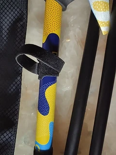 鲁滨逊 折叠手杖超轻碳素纤维五节登山杖