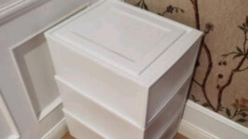 爱丽思（IRIS）BC-500系列47L白色塑料抽屉式收纳箱
