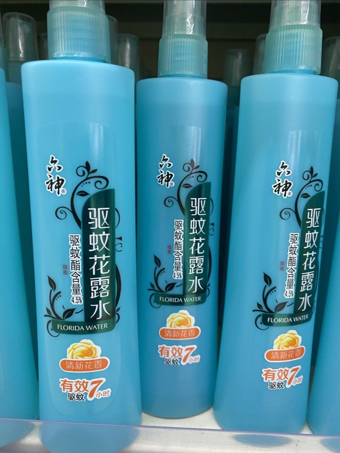 六神驱蚊花露水