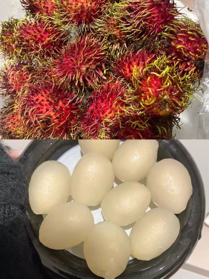 泰国红毛丹水果新鲜毛荔枝新鲜当季热带水果带箱35斤包邮