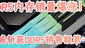 618 DDR5内存销售暴增190%！“高端惠普“光威获DDR5销售额第一！