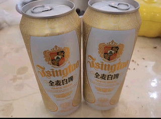 青岛啤酒（TsingTao）精酿白啤 浓郁麦香古法酿造500ml*12听 