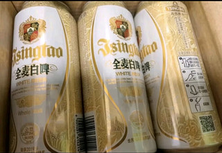 青岛啤酒（TsingTao）精酿白啤 浓郁麦香古法酿造500ml*12听 