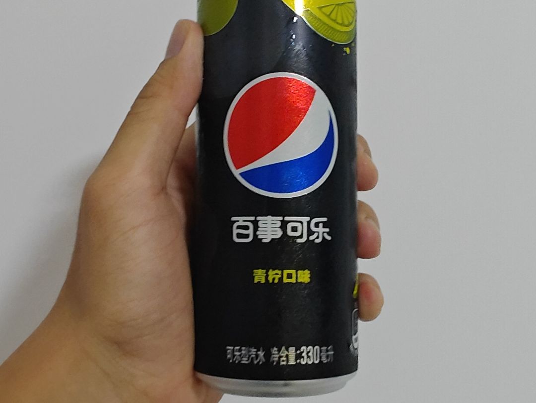 今日份饮料之无糖青柠口味百事可乐