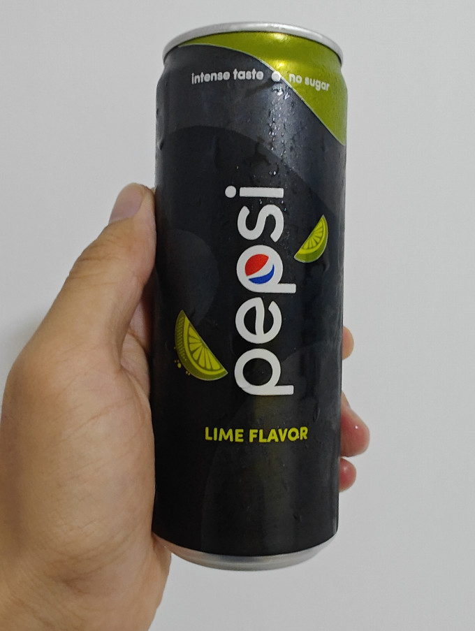 今日份饮料之无糖青柠口味百事可乐