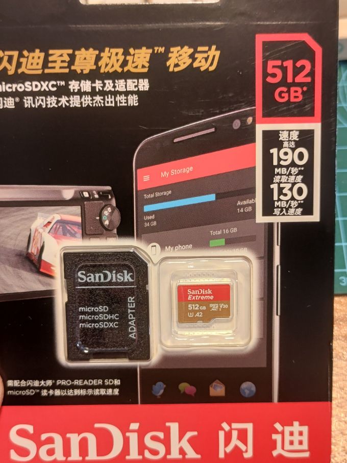 闪迪microSD存储卡