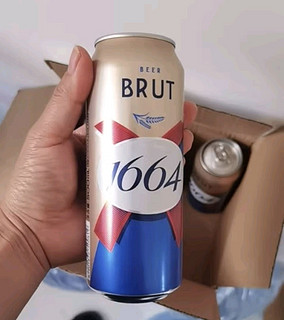 kronenbourg 1664啤酒3口味混合装(4白啤+4桃红+4法蓝)500ml*12罐精酿啤酒