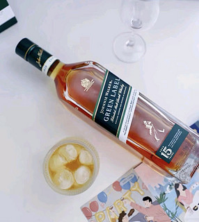 尊尼获加（JOHNNIE WALKER）绿方绿牌 15年 苏格兰 调和威士忌 洋酒 750ml