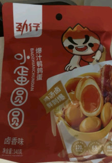 劲仔 鹌鹑蛋 小包装卤蛋 办公室休闲零食 卤香味140g