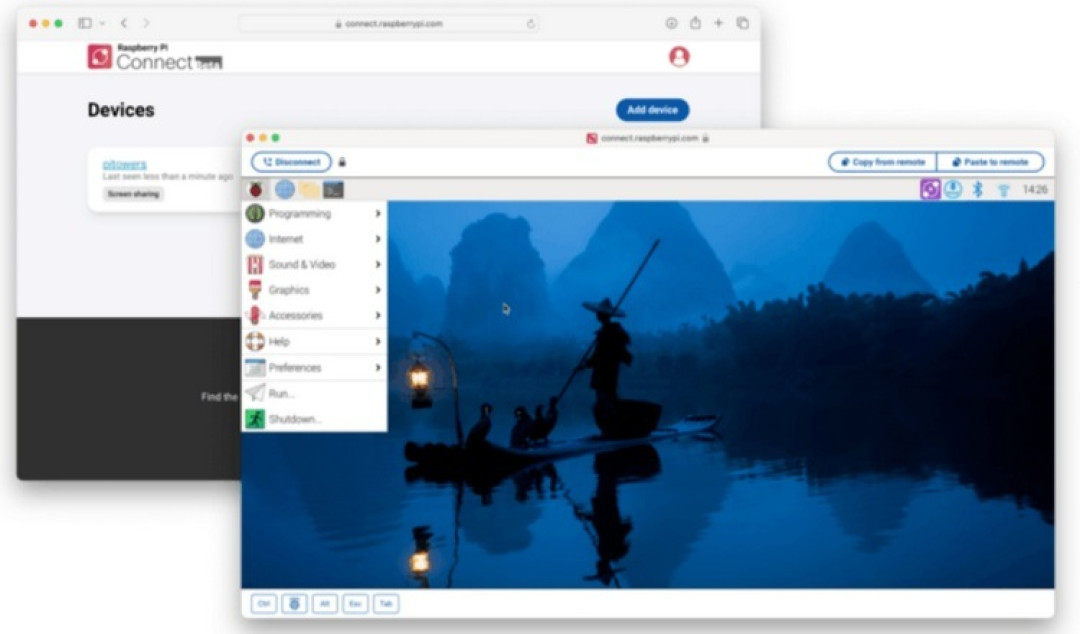 树莓派 Raspberry Pi Connect 远程工具适用于所有树莓派开发板