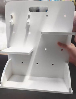 桌面洞洞板ins小卡展示架书桌改造工位收纳神器宿舍隔板小置物架