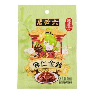 六必居 酱菜 麻仁金丝 喝粥下饭咸菜 70g*5袋 中华老字号