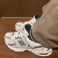 New Balance NB官方正品男女夏季白银透气复古运动老爹鞋MR530SG