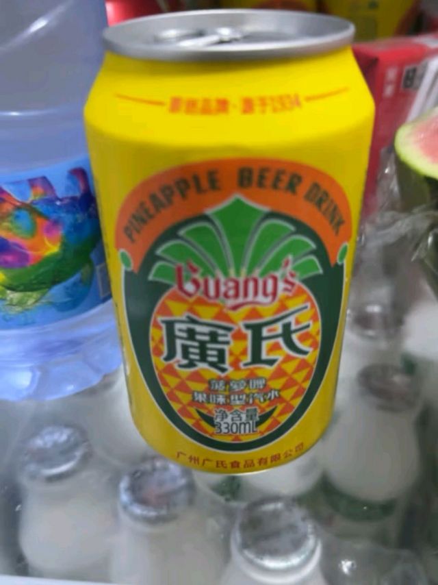 广氏菠萝啤饮料菠萝啤酒无酒精果啤饮料 330ml*12罐 礼盒装