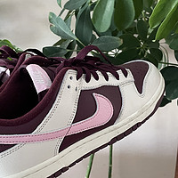 Nike dunk红酒配色运动鞋购后晒。