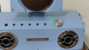 巫CD播放机 2.1声道蓝牙音响音箱一体式CD机 钻石铁锈色
