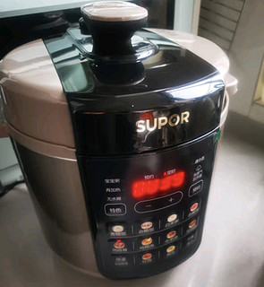 苏泊尔（SUPOR）深汤系列电压力锅5L 家用智能 0涂层钢胆大屏触控智能预约SY-50YC5012双胆电饭煲高压锅