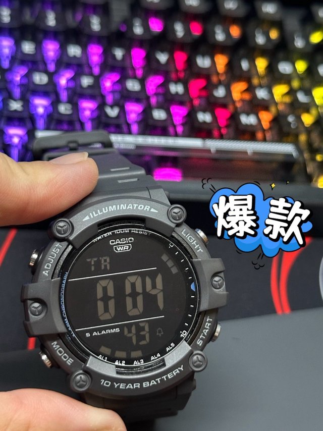 断舍离!买手表就是为了看时间🤩卡西欧 AE-1500WH 反显⌚️我夏天的新宠