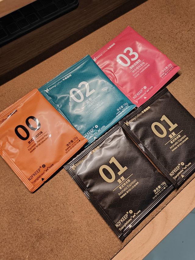 好喜欢这种集锦口味的挂耳，每天可以换着口味喝。辛鹿尝鲜挂耳。