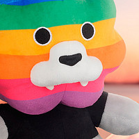 拥抱一个彩虹，拥抱一个希望，「彩虹狮花湾」毛绒玩具