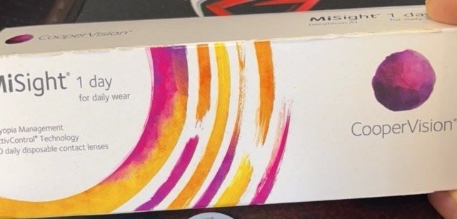 某多上面买的MiSight离焦软镜分享