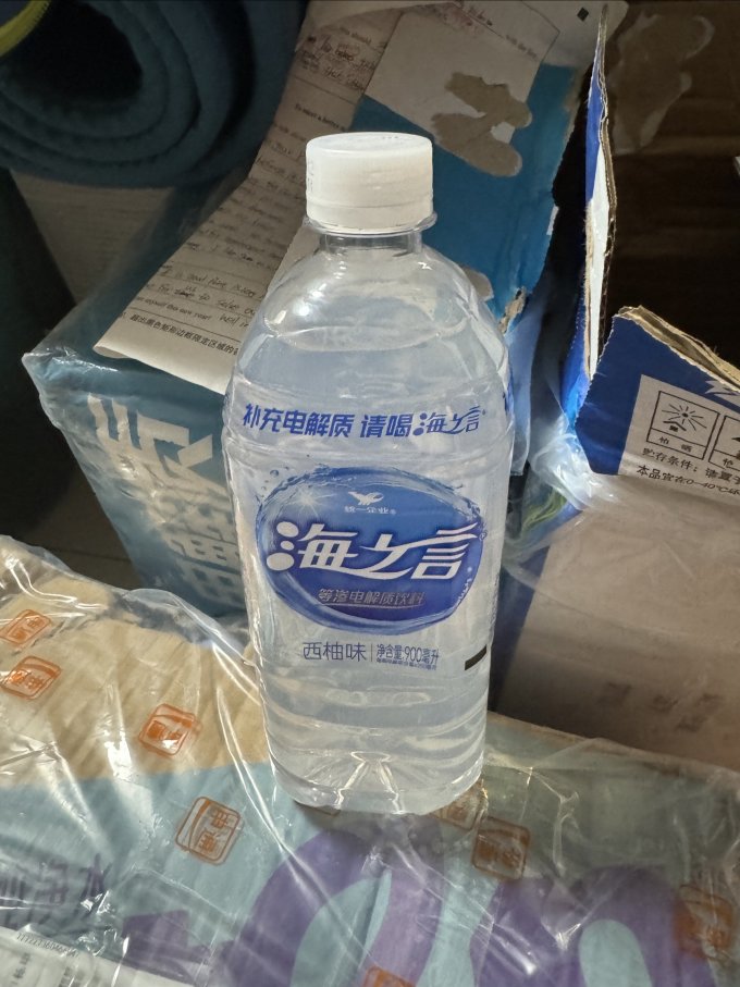 来自统一家的海之言西柚味电解质水