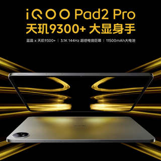 iQOO Pad2 Pro 1TB 版平板发布：大存储 + 首发蓝晶 X 天玑 9300 + 处理器