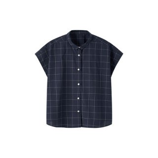 👚日单 | 母鸡 23 款女士棉混桑蚕丝大格纹半袖罩衫/短袖连衣裙，时尚与舒适并存！✨