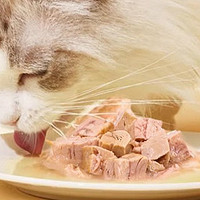 夏日吃这款罐头猫猫不上火，都是白肉，拒绝红肉。