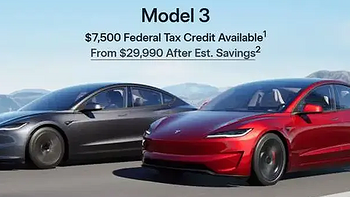 特斯拉在美国推出新款Model 3长续航后驱车型，售42490美元