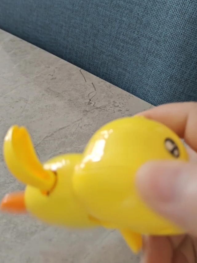 戏水小黄鸭