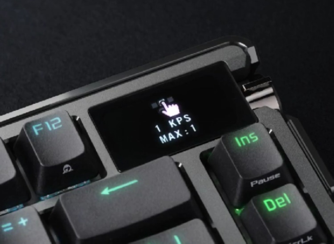 华硕发布 ROG Azoth Extreme 顶级游戏键盘，真碳纤维、OLED屏显、软硬手感可调