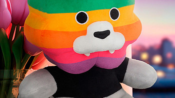 彩虹是一种语言，讲述着希望，「彩虹狮花湾」毛绒玩具